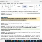 Process of removing 'expand and collapse' from a word document